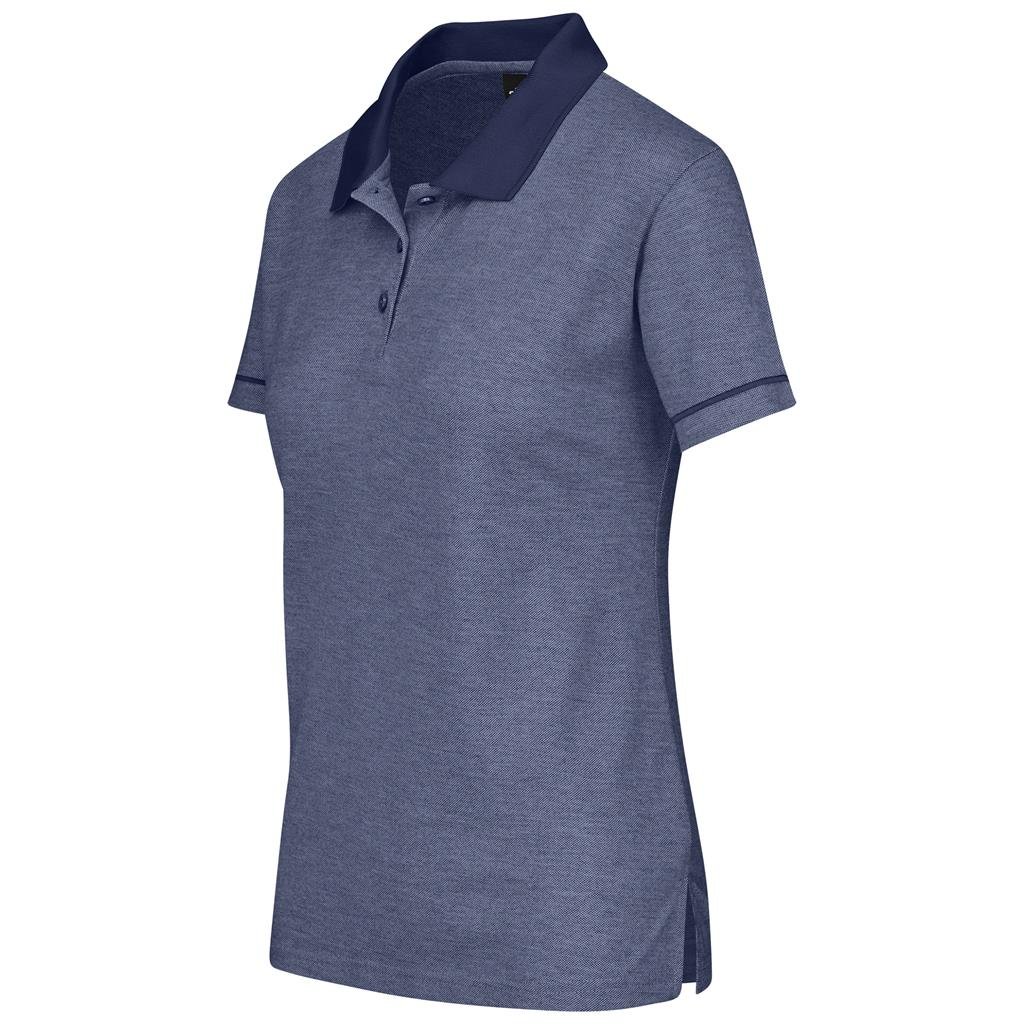 Polo de golf Verge pour femme - Bleu marine
