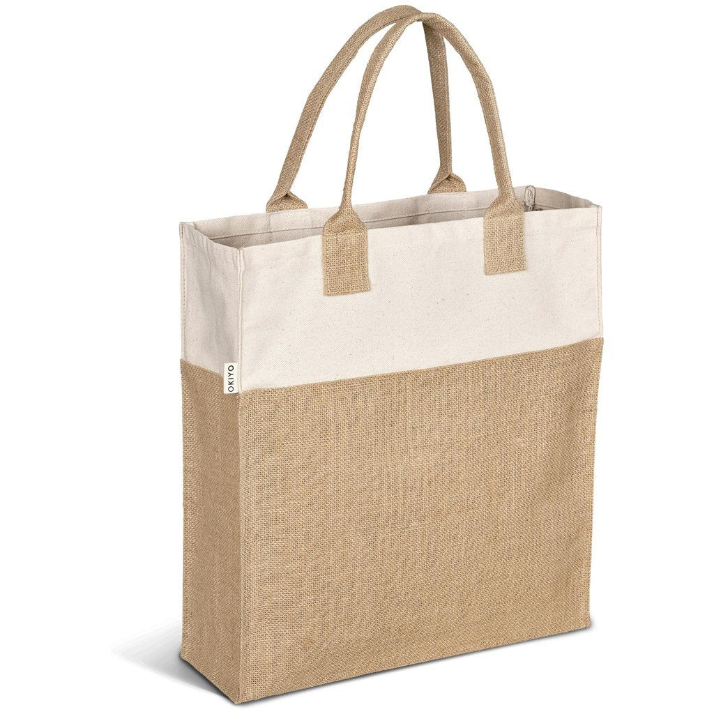 Okiyo Atsui Cabas en jute et coton