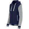 Camisola de mulher com capuz Princeton - Azul-marinho