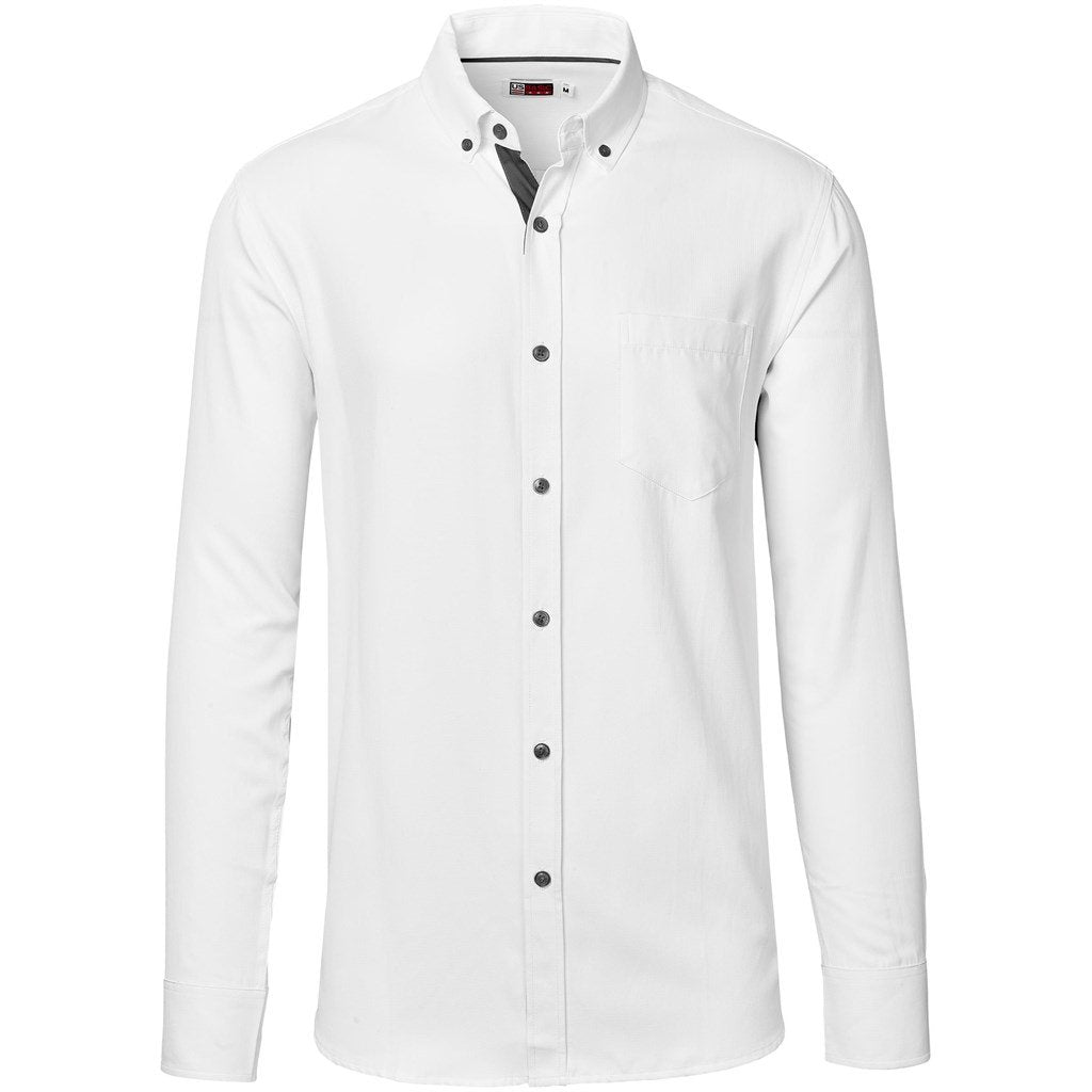 Chemise Casablanca à manches longues pour homme - Anthracite