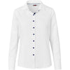 Chemise Casablanca à manches longues pour femme - Bleu marine