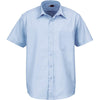 Chemise Washington à manches courtes pour homme - Bleu