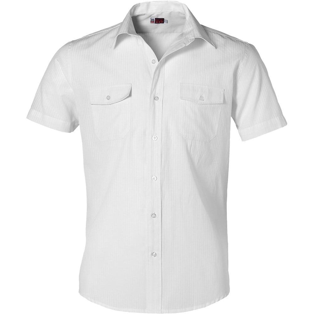 Chemise Bayport à manches courtes pour homme - Blanc