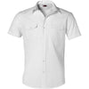 Chemise Bayport à manches courtes pour homme - Blanc