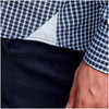 Chemise Kenton à manches longues pour homme - Bleu marine