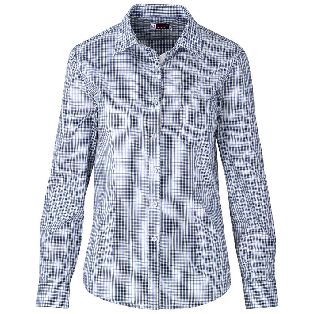 Chemise Kenton à manches longues pour femme - Bleu clair