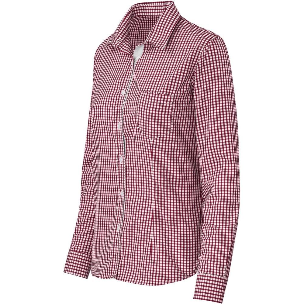 Chemise Kenton à manches longues pour femme - Rouge