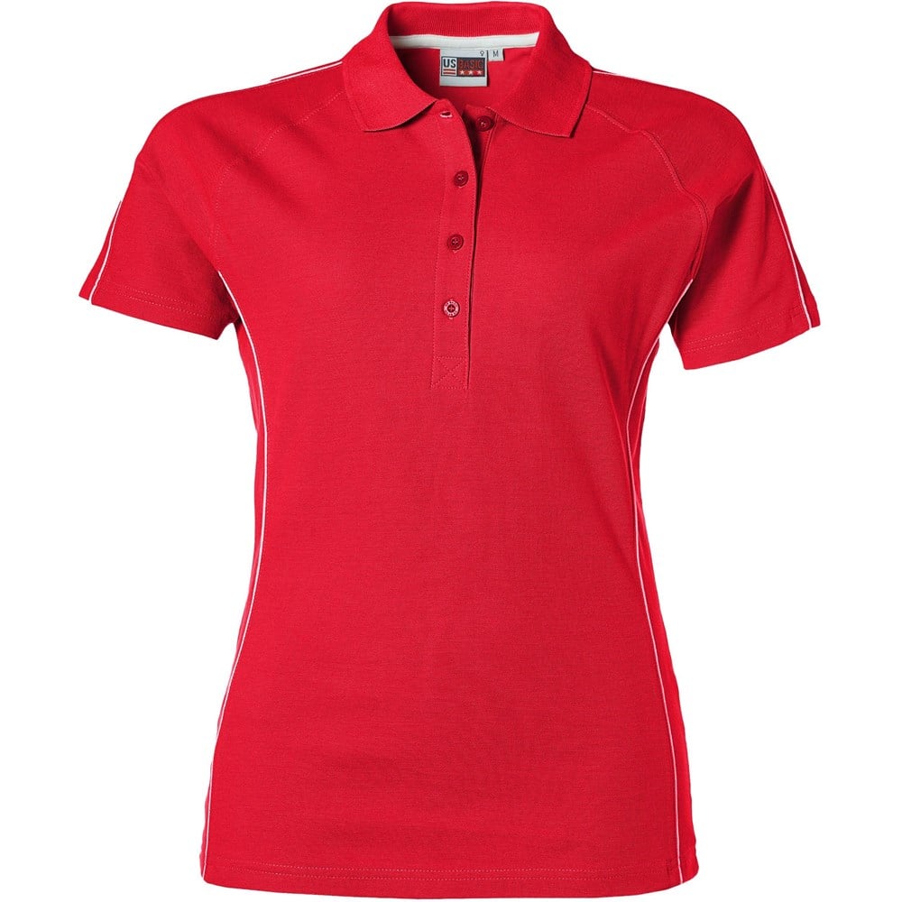 Polo de golf Pontiac pour femme - Rouge