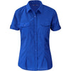 Chemise Kensington à manches courtes pour femme - Bleu roi