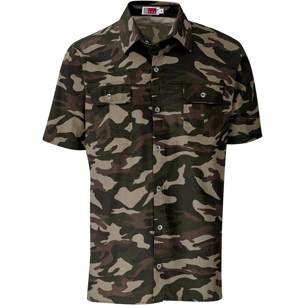 Chemise Wildstone à manches courtes pour hommes - Camouflage