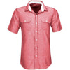 Chemise Windsor à manches courtes pour homme - Rouge