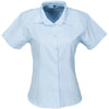 Chemise Milano à manches courtes pour femme - Bleu clair