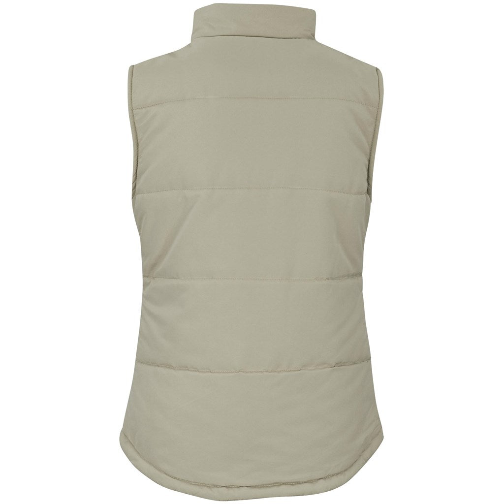 Bodywarmer para mulher Rego - Caqui