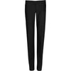 Pantalon Cambridge à devant plat pour femme - Noir