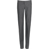 Pantalon Cambridge à devant plat pour femme - Gris