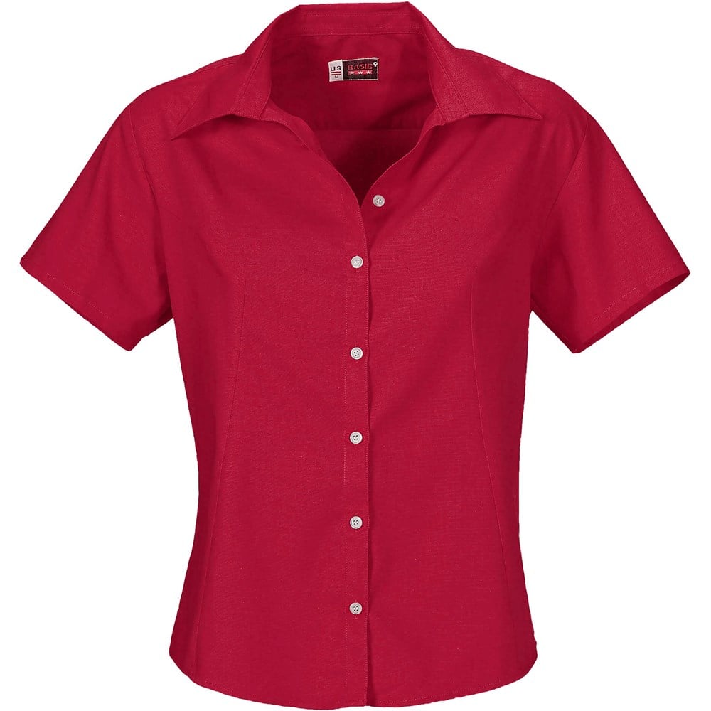 Chemise Aspen à manches courtes pour femme - Rouge