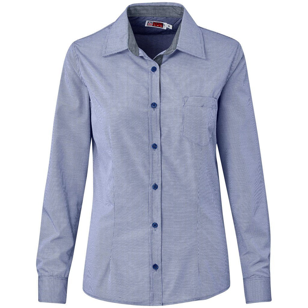 Chemise Coventry à manches longues pour femme - Bleu roi