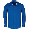 Chemise Warrington à manches longues pour homme - Bleu roi