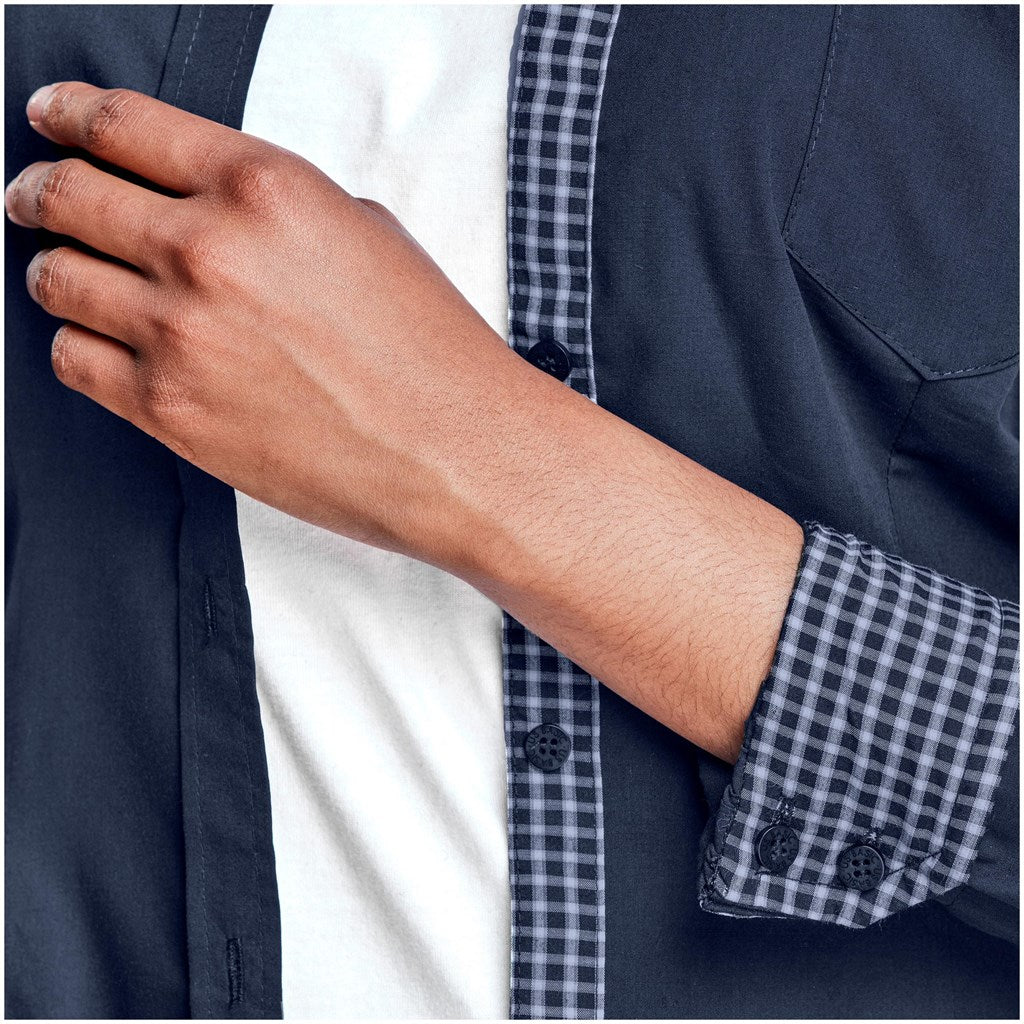 Camisola Warrington de manga comprida para mulher - Azul-marinho