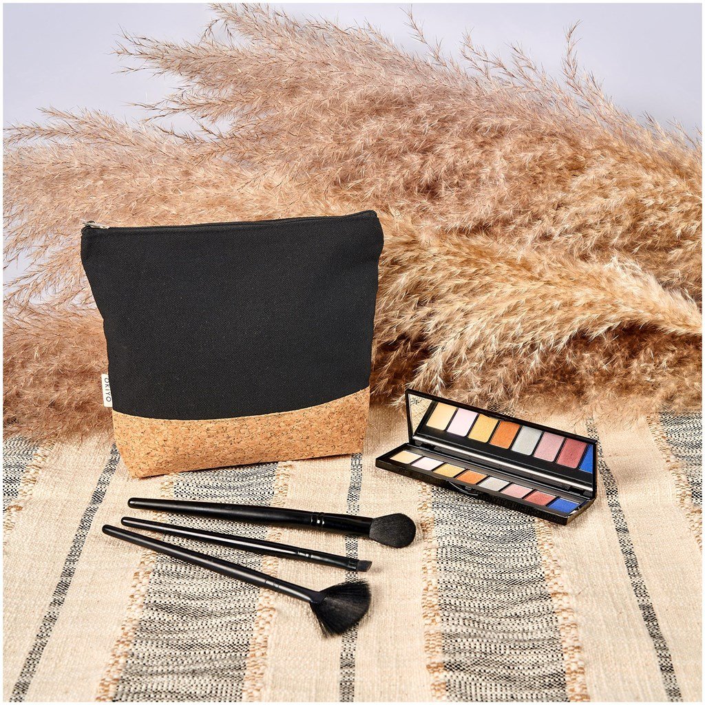 Trousse à cosmétiques en liège et coton Okiyo Koruku