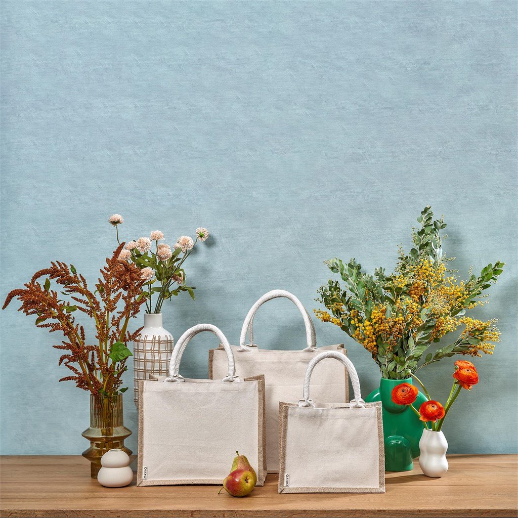 Saco para oferta mini juta e algodão Okiyo Chinsai