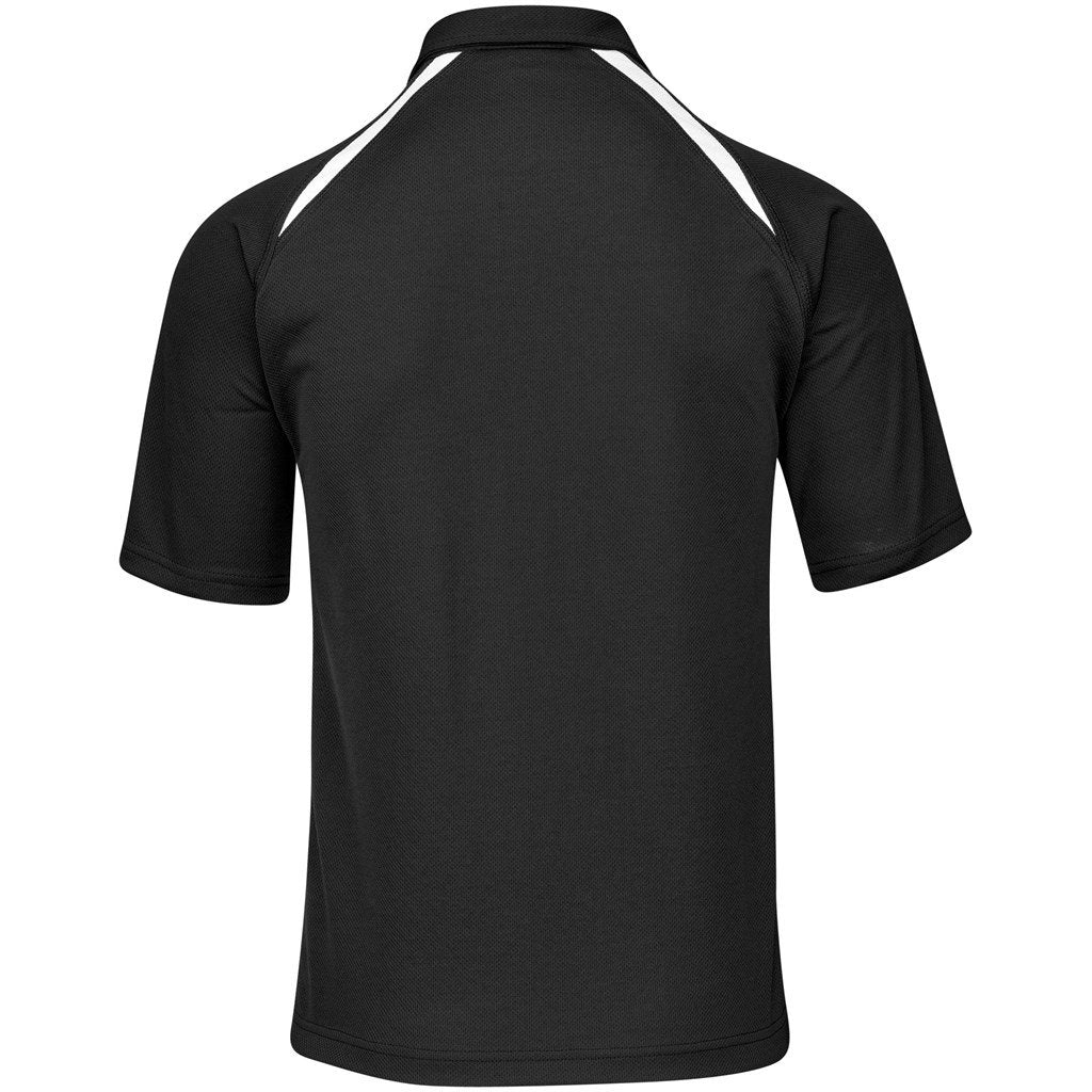 Polo de golf Splice pour homme - Noir et blanc