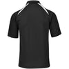 Polo de golf Splice pour homme - Noir et blanc