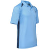 Polo de golf Splice pour homme - Bleu clair