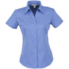 Chemise Metro à manches courtes pour femme - Bleu
