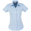 Chemise Metro à manches courtes pour femme - Bleu clair