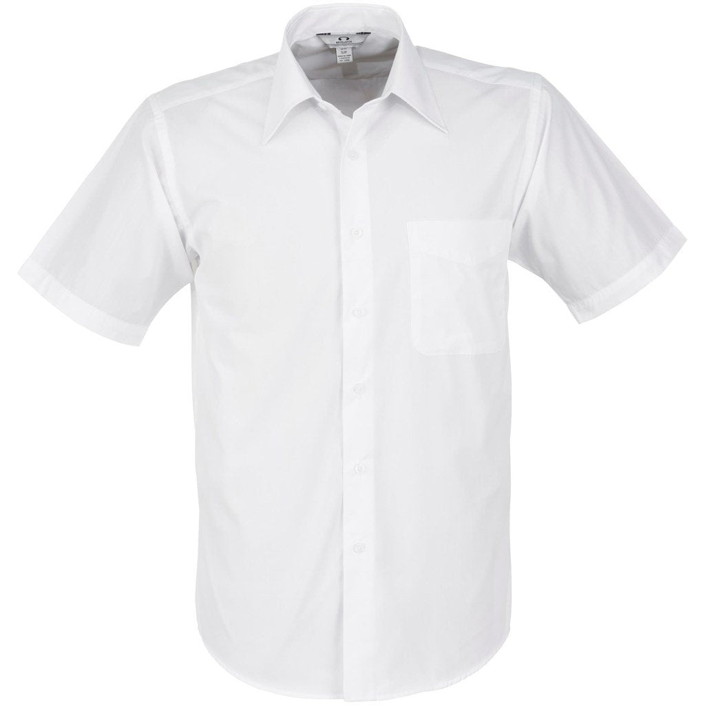 Chemise Metro à manches courtes pour homme - Blanc