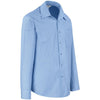 Chemise à manches longues à micro-carreaux pour homme - Bleu clair
