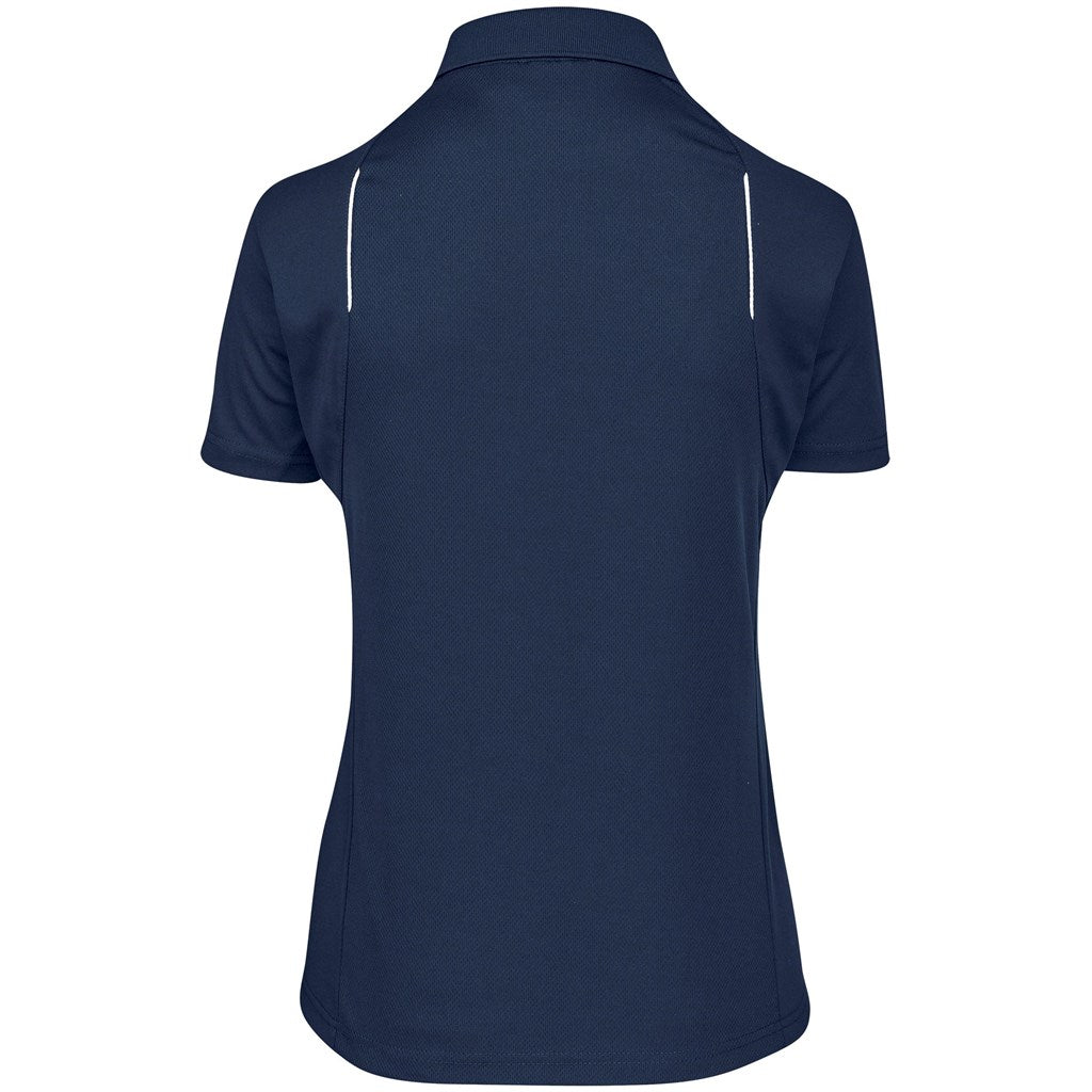 Camisola de golfe United para mulher - Azul-marinho