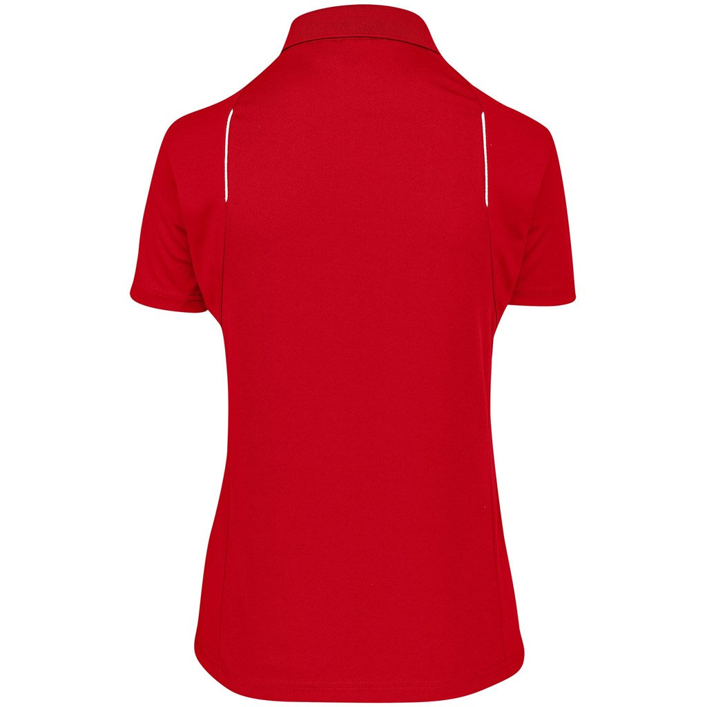 Camisola de golfe United para mulher - vermelha