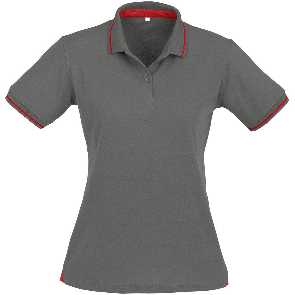 Chemise de golf Jet pour femme - Gris rouge