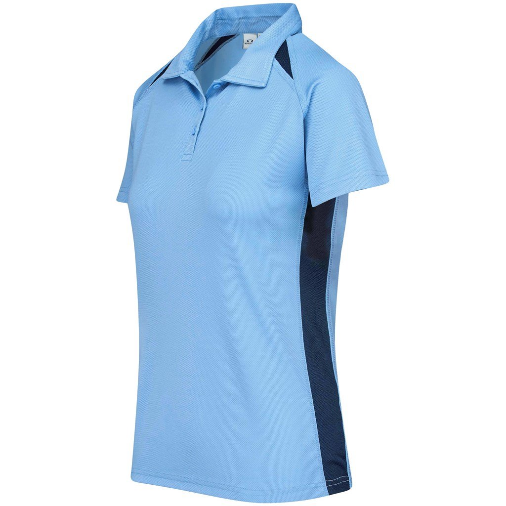 Polo de golf Splice pour femme - Bleu clair