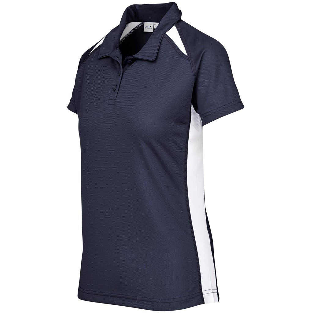 Polo de golf Splice pour femme - Bleu marine