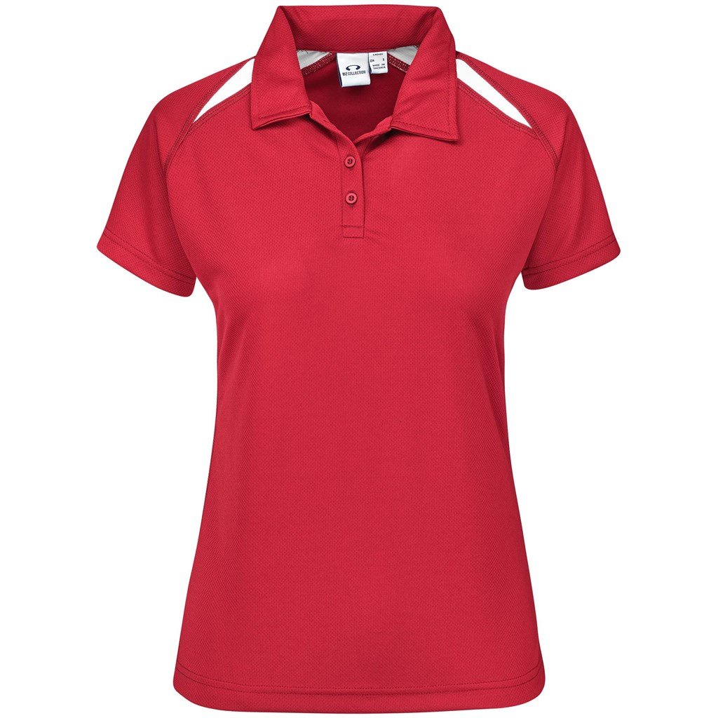 Polo de golf Splice pour femme - Rouge