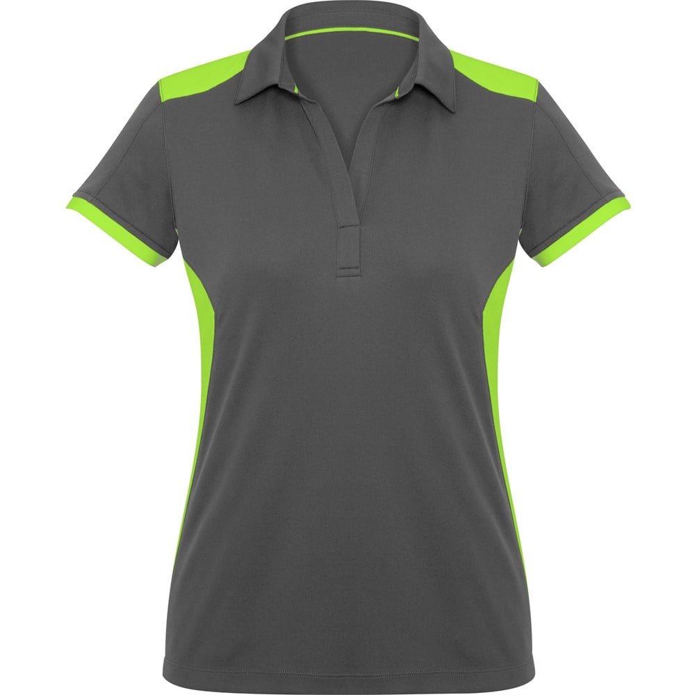 Polo de golf Rival pour femme - Gris citron