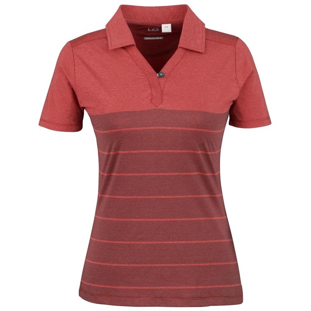 Polo de golf Streak pour femme - Rouge