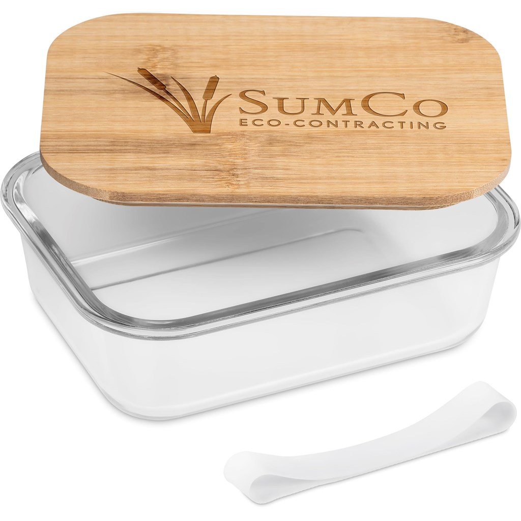 Lancheira em vidro e bambu Okiyo Moshi