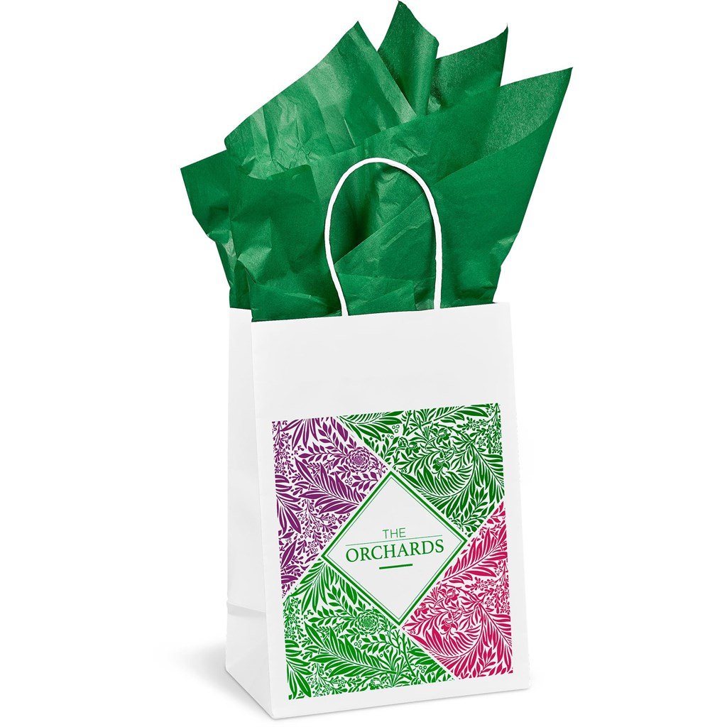 Mini saco de papel para oferta com impressão digital animada Altitude 200gsm