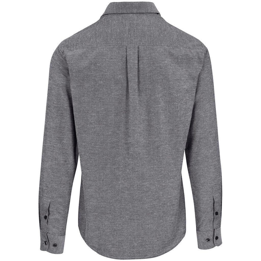 Camisa Oxford de manga comprida para homem