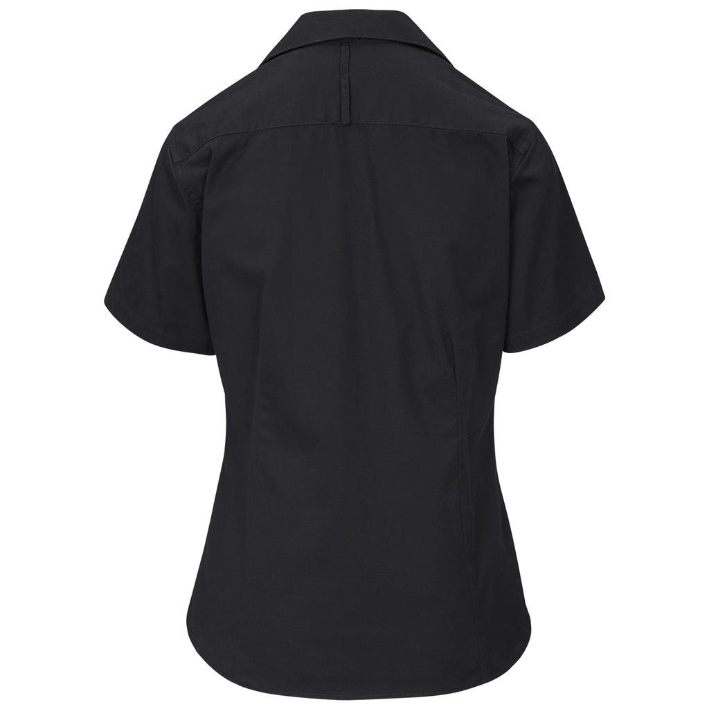 Chemise Moderna à manches courtes en sergé de coton pour femme