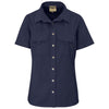Chemise en sergé Mawenzi à manches courtes pour femme
