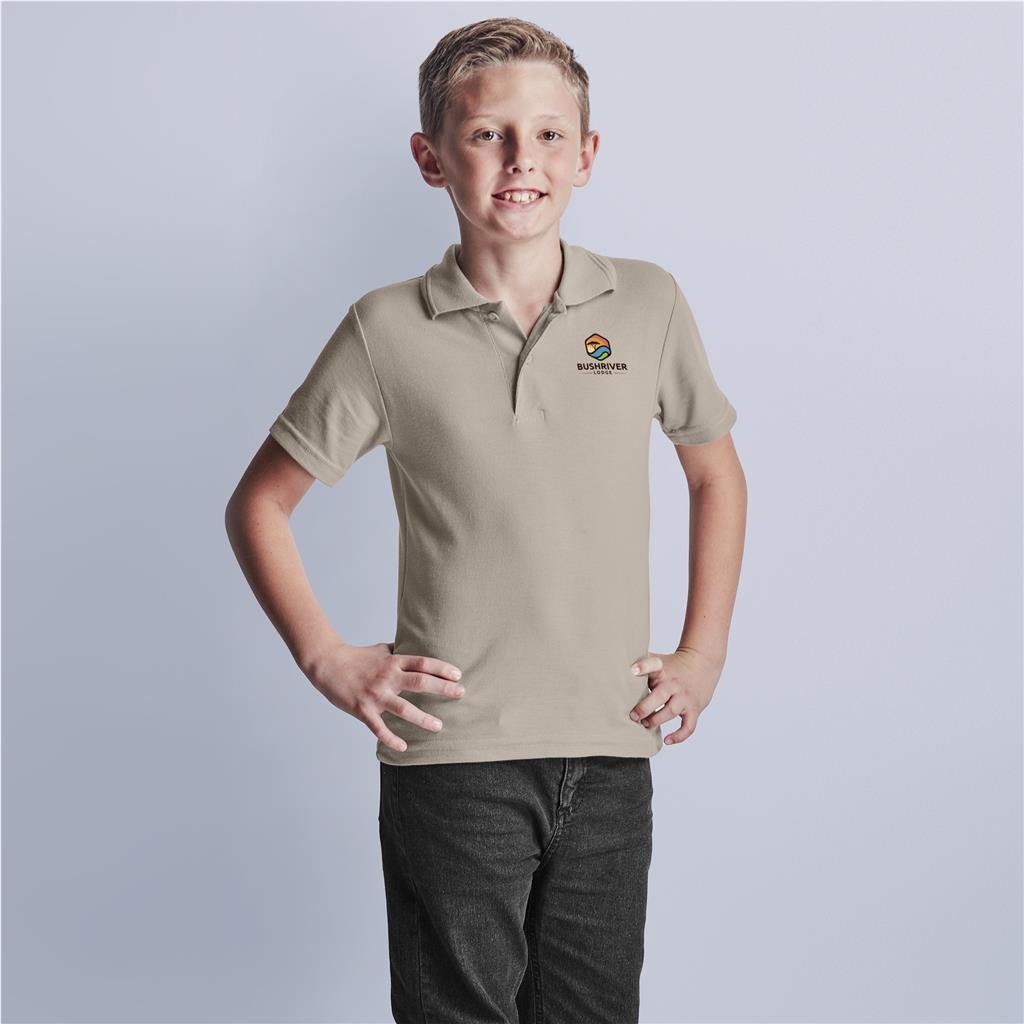 Kids Basic Pique Golf Shirt image