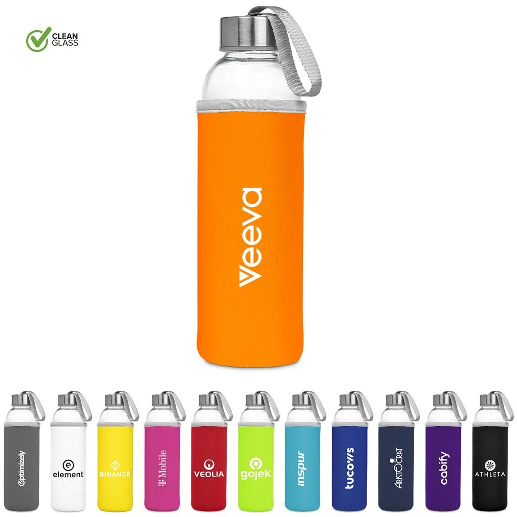 Kooshty Neo Glass Water Bottle - 500ml image