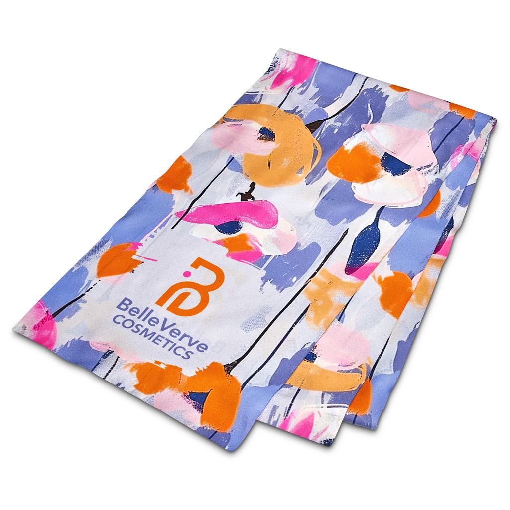 Hoppla Snuggle Polar Fleece Scarf - Double-Sided Branding image