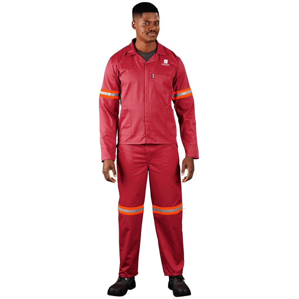 Trade Polycotton Conti Suit - Reflective Arms & Legs - Orange Tape image