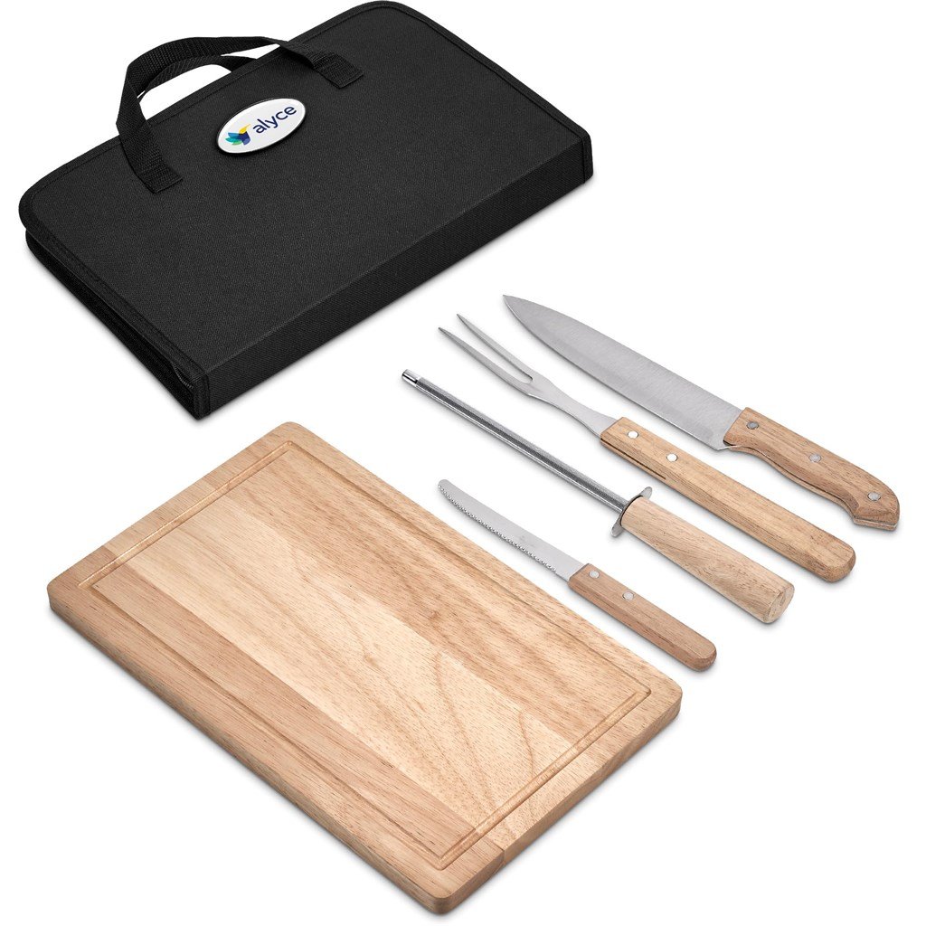Ensemble de barbecue et de découpe Brenton 5 pièces